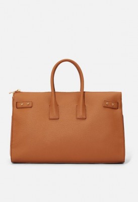 L. Easy Going Weekender Tote - Cognac